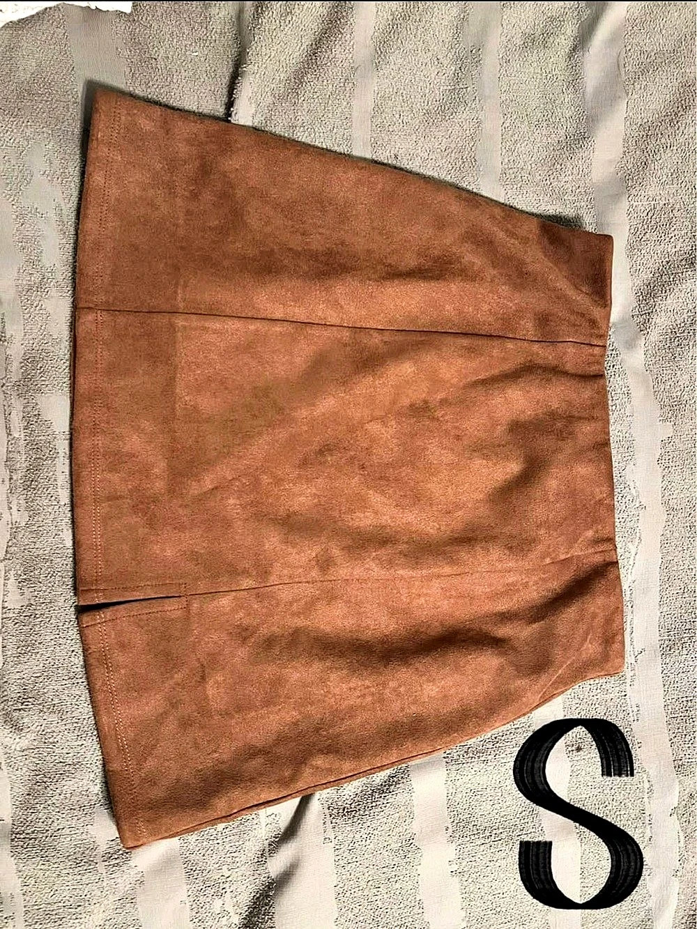 Brown Mini Skirt Like New